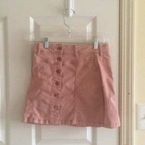 Forever 21 pink denim skirt